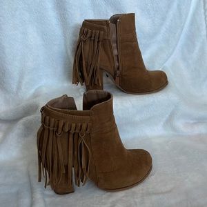 Fringe Ankle Booties